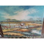 Средна картина масло на платно Испания - 3778